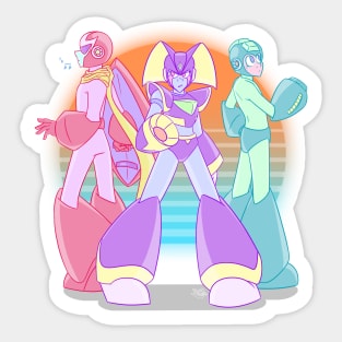 Megaman Squad Sticker